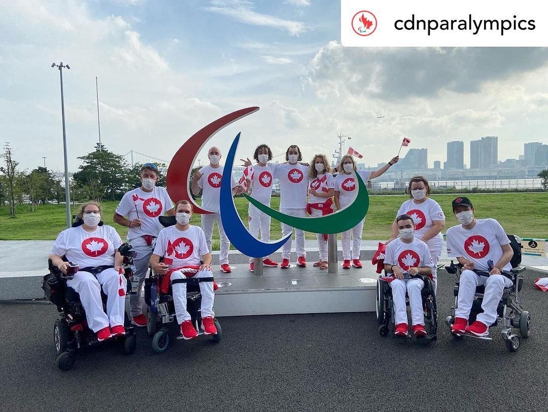 Les athlètes de boccia de la délégation canadienne aux jeux paralympiques de Tokyo 2020